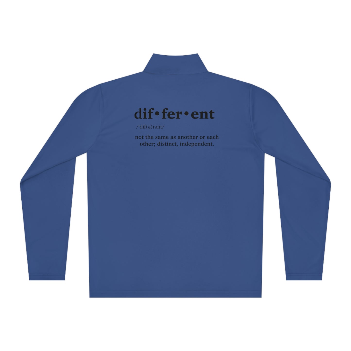 Quarter-Zip Pullover - Blue