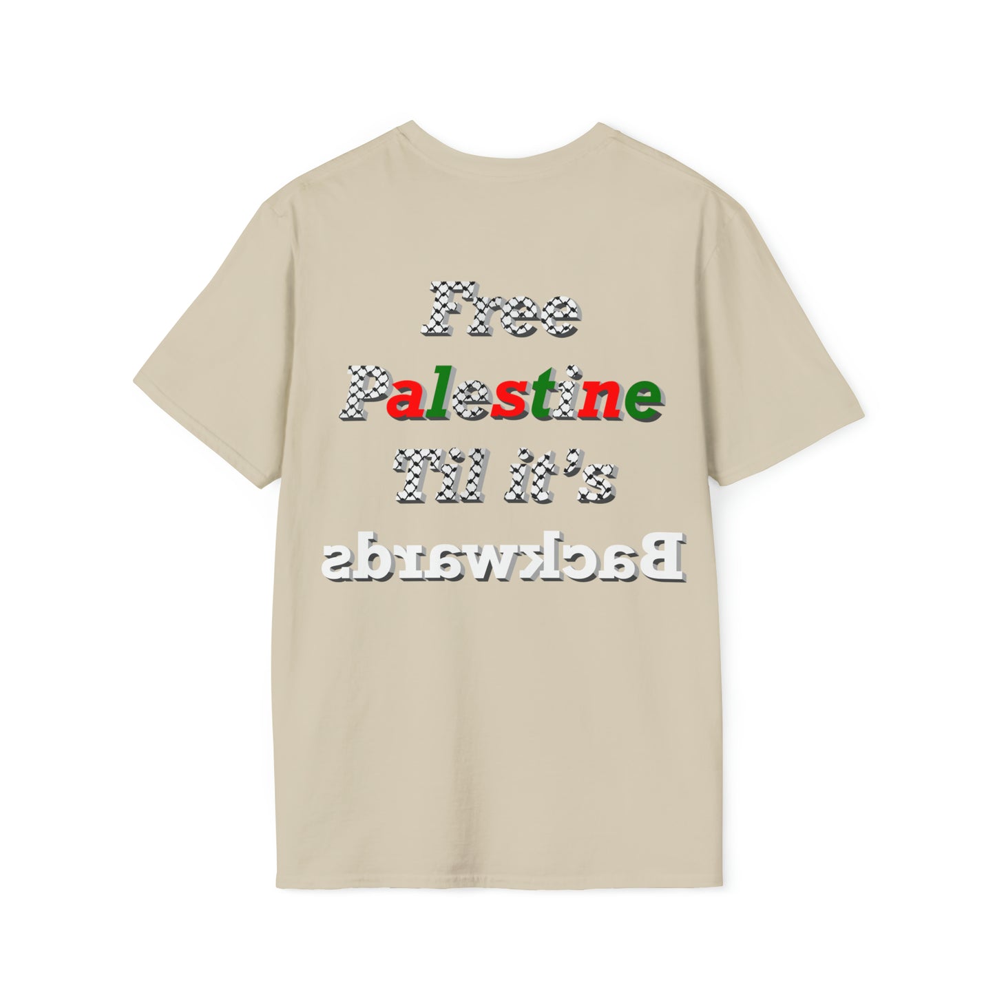 Free Palestine Tee - Sand