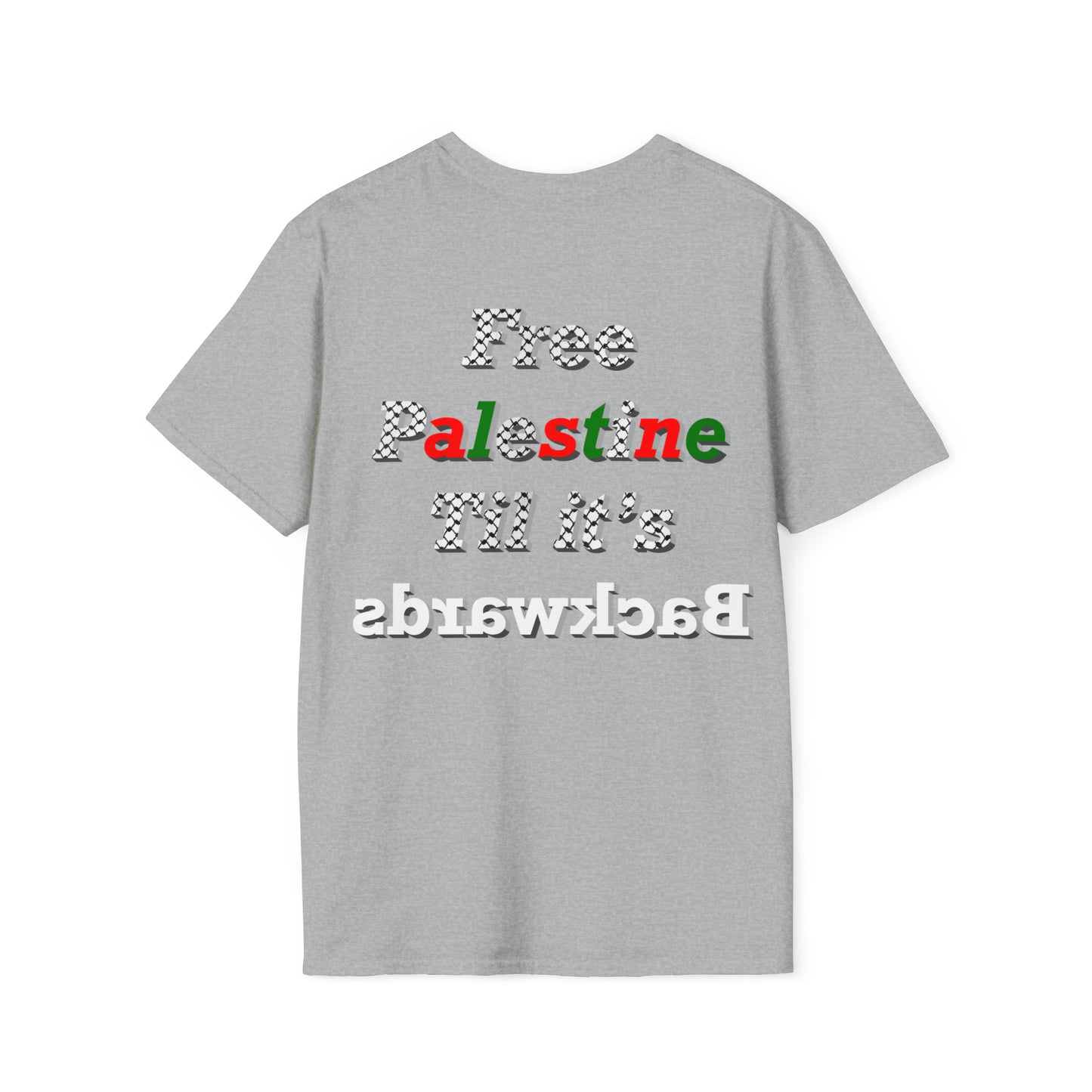 Free Palestine Tee - Grey