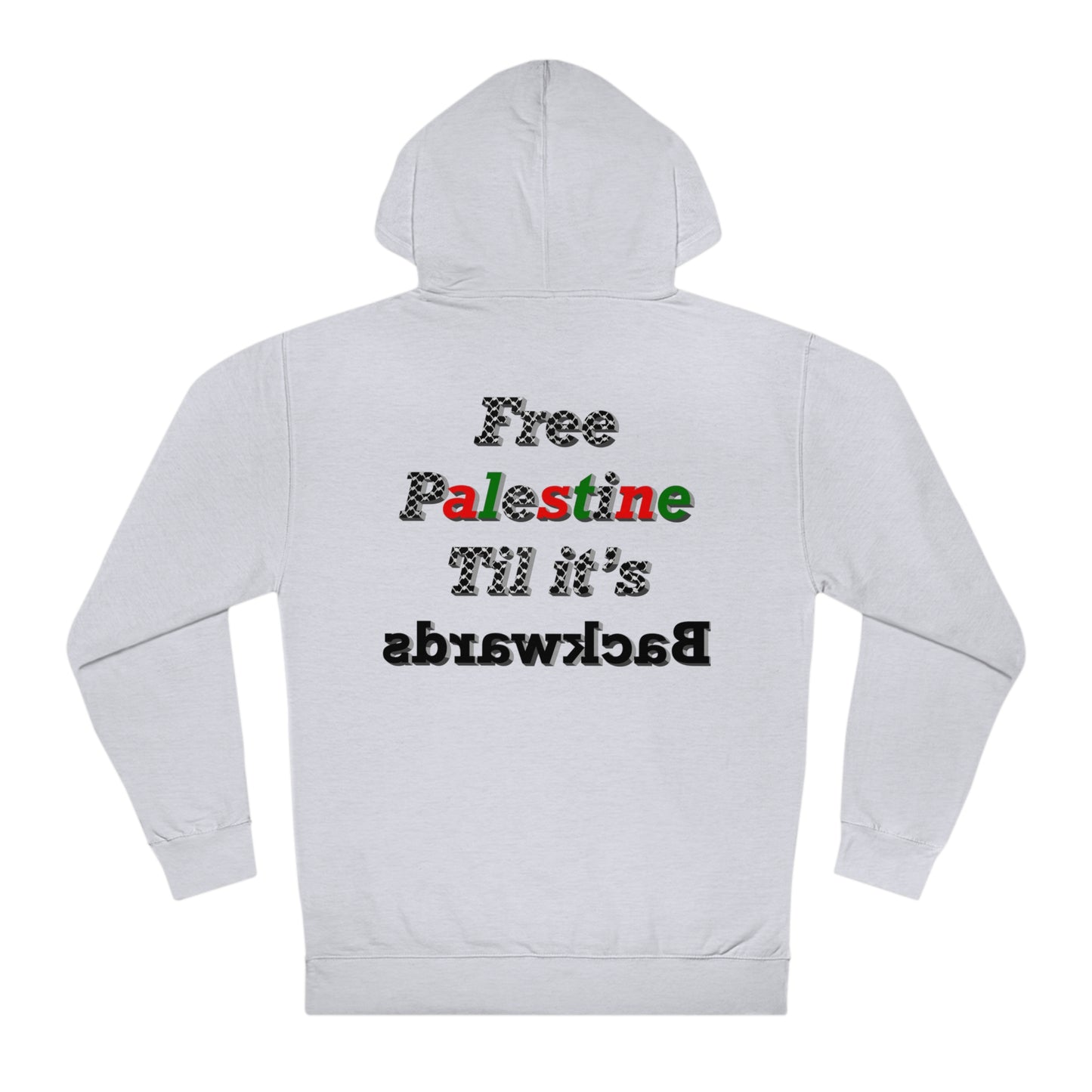 Free Palestine Hoodie - Grey