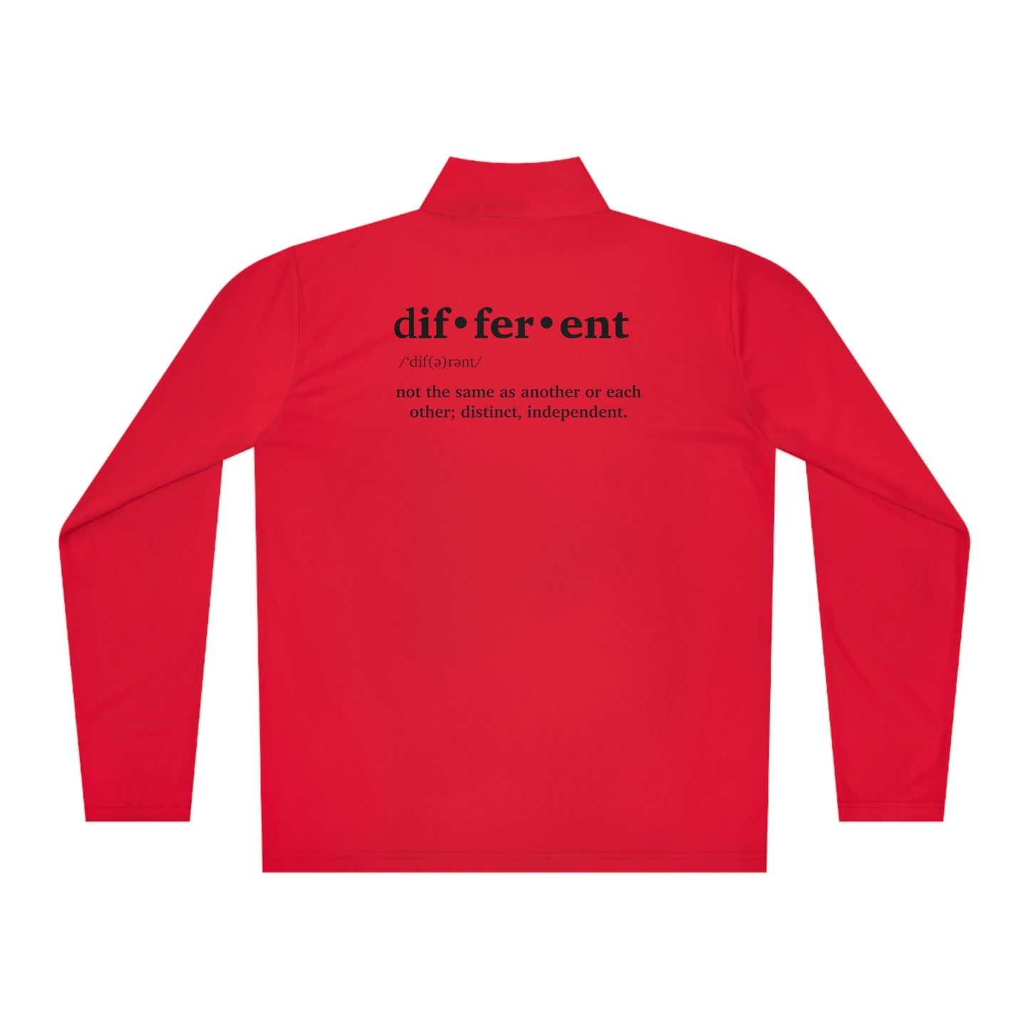 Quarter-Zip Pullover - Red