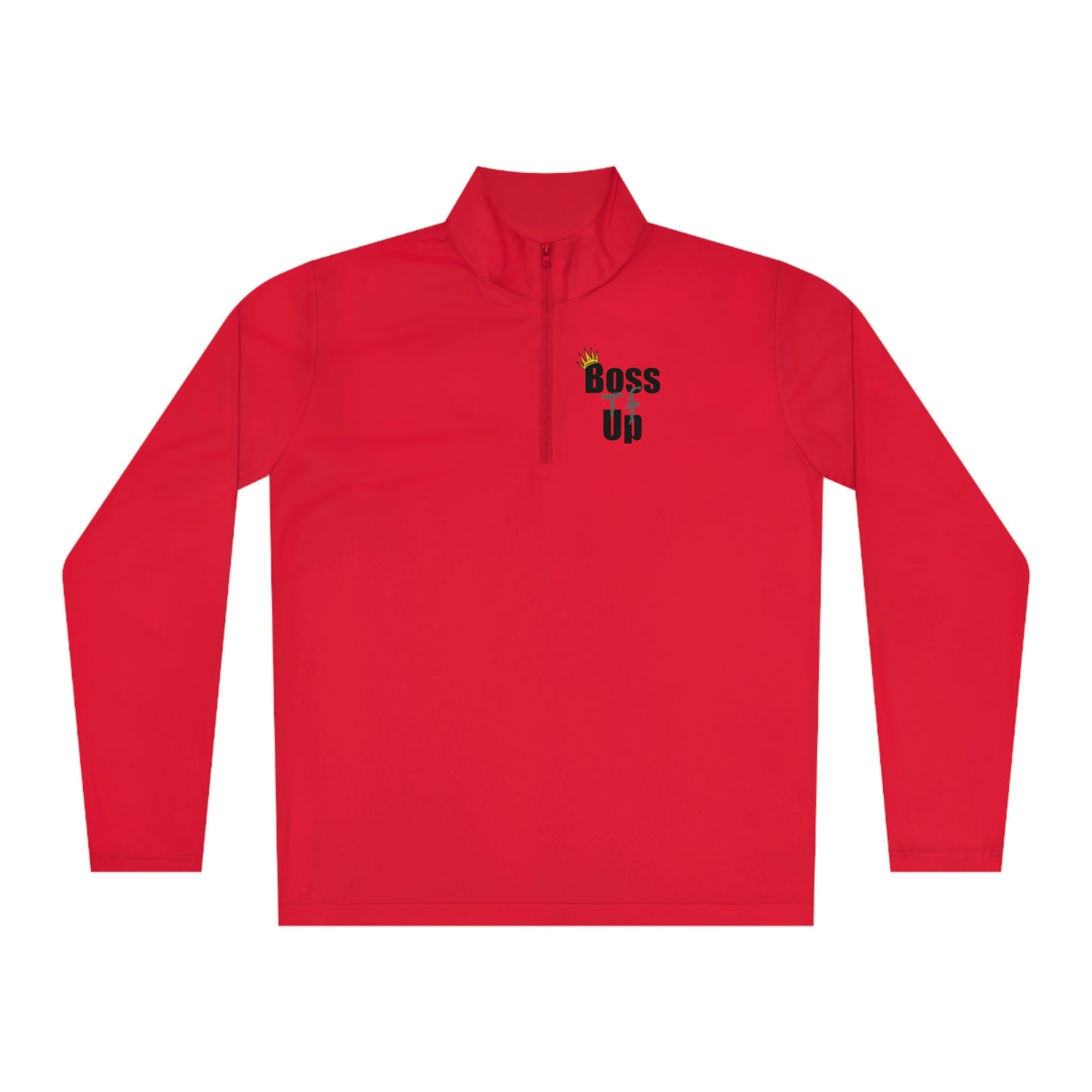 Quarter-Zip Pullover - Red