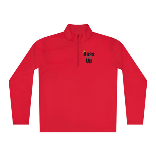 Quarter-Zip Pullover - Red