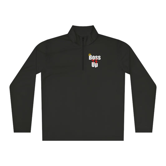 Quarter-Zip Pullover - Black