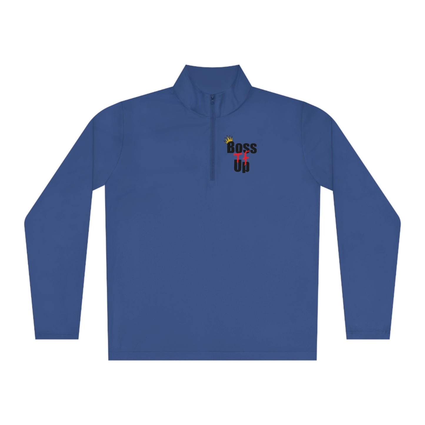 Quarter-Zip Pullover - Blue