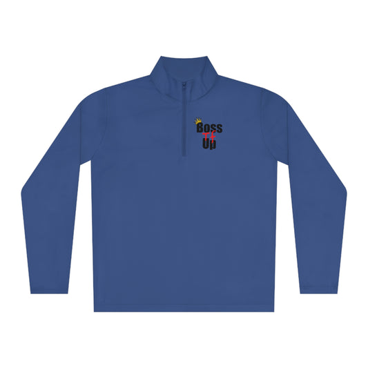 Quarter-Zip Pullover - Blue