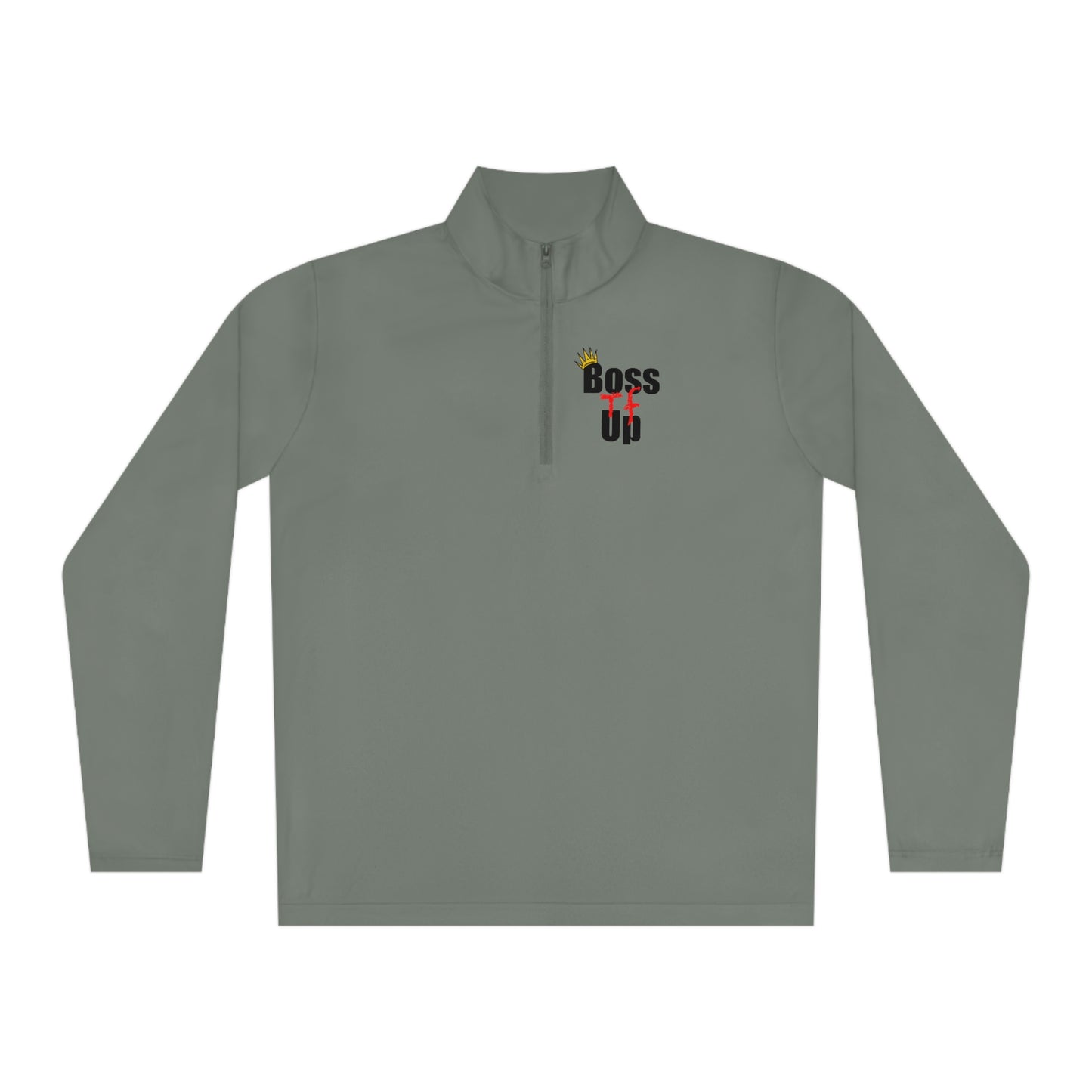 Quarter-Zip Pullover - Grey